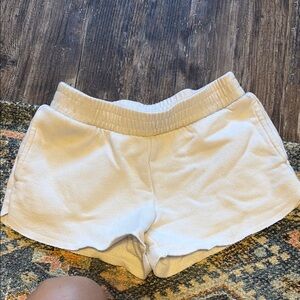Girls/Kids White Casual Shorts